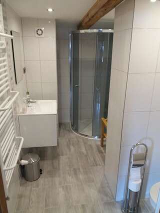 Отели типа «постель и завтрак» Gajowe Zacisze Mirsk Четырехместный номер с собственной ванной комнатой-2